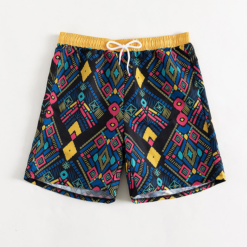 Women's Printed Mid-Length Swim Shorts