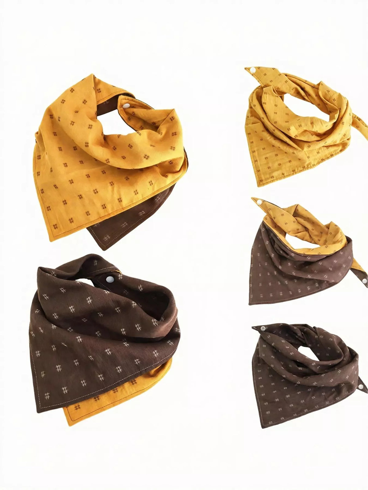 Soft pet scarf by Trendsi, featuring colorful fabric with a cozy, fashionable design perfect for small pets.