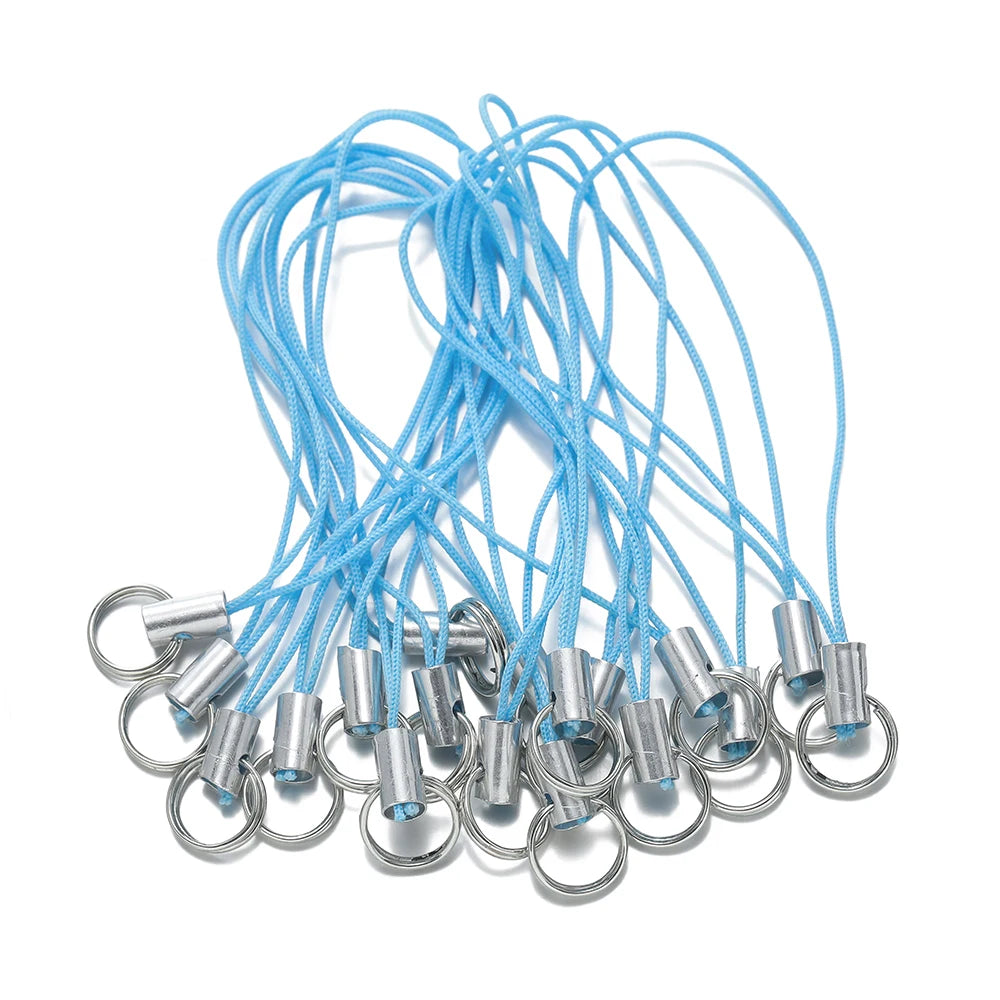 Polyester Lanyard Cords with Double Jump Rings – 20/50 Pack