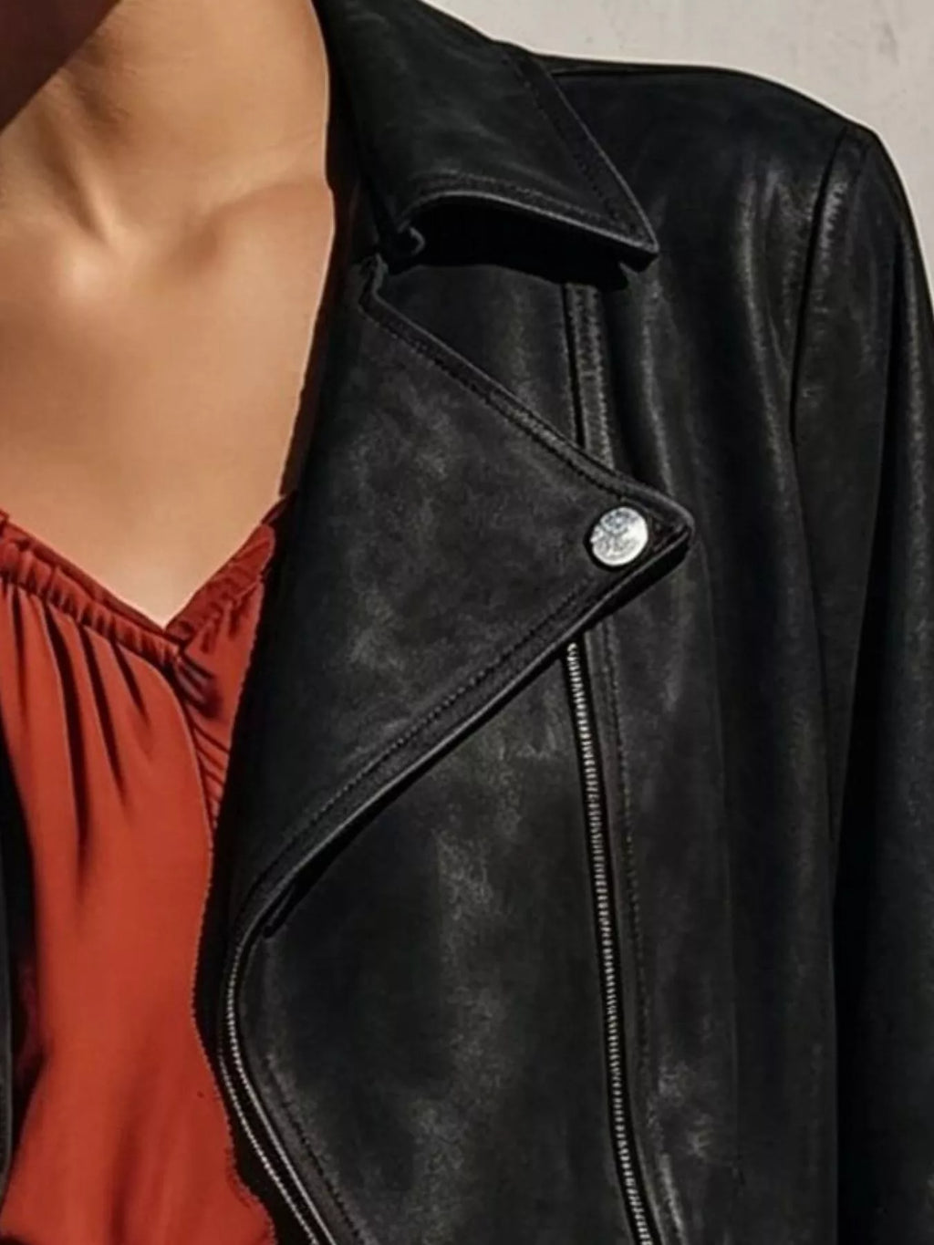 Fringe hem zip-up jacket, view 2