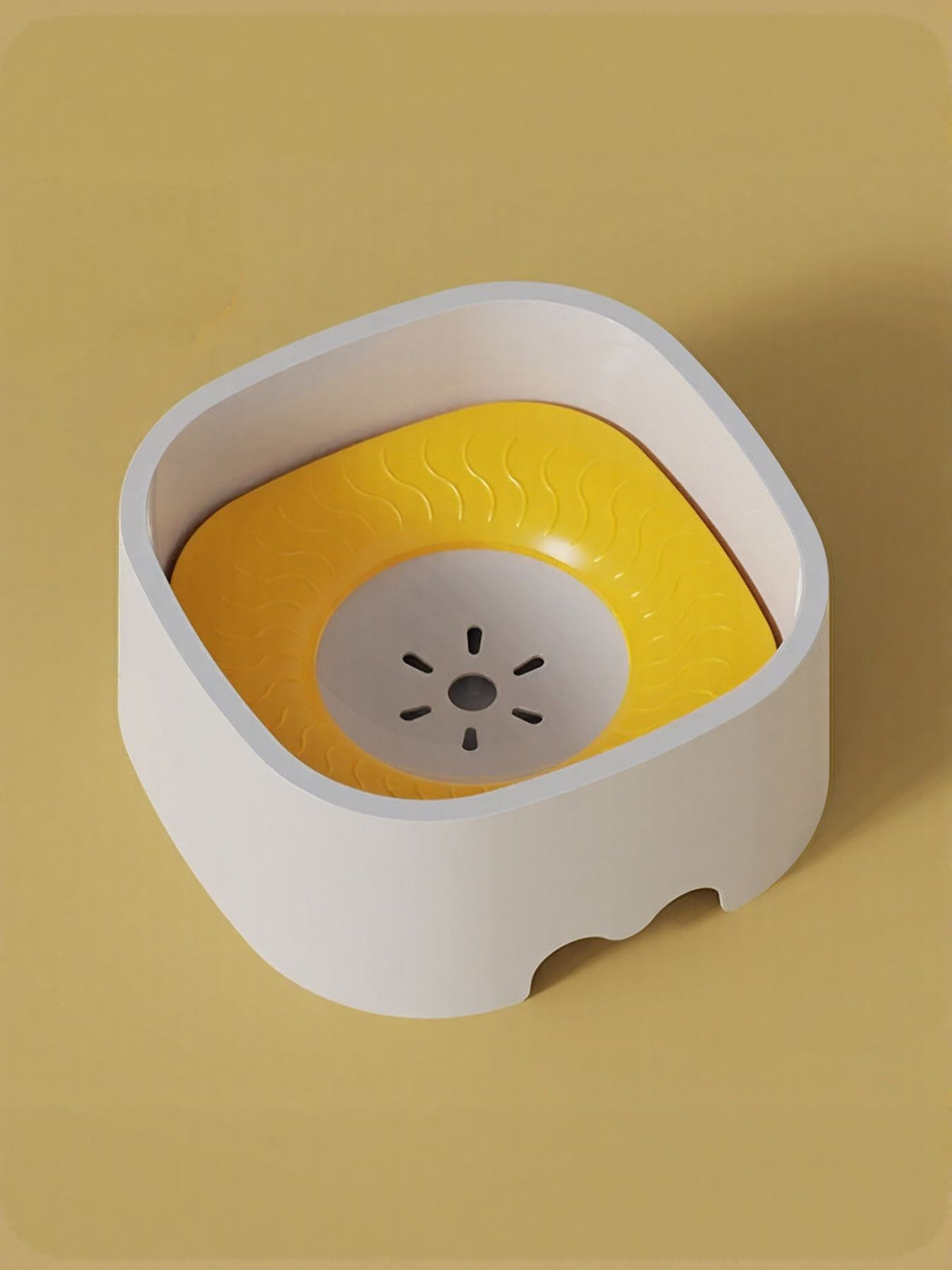 Automatic circulating filtered pet water fountain bowl by Trendsi with flowing water and BPA-free plastic design.