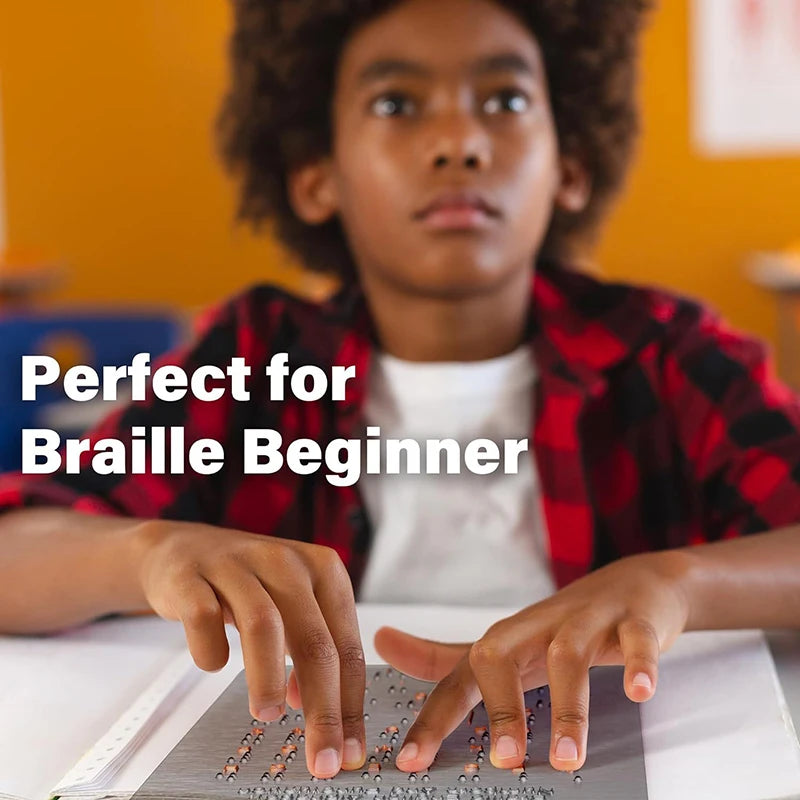 Braille Alphabet & Numbers Tactile Learning Plate