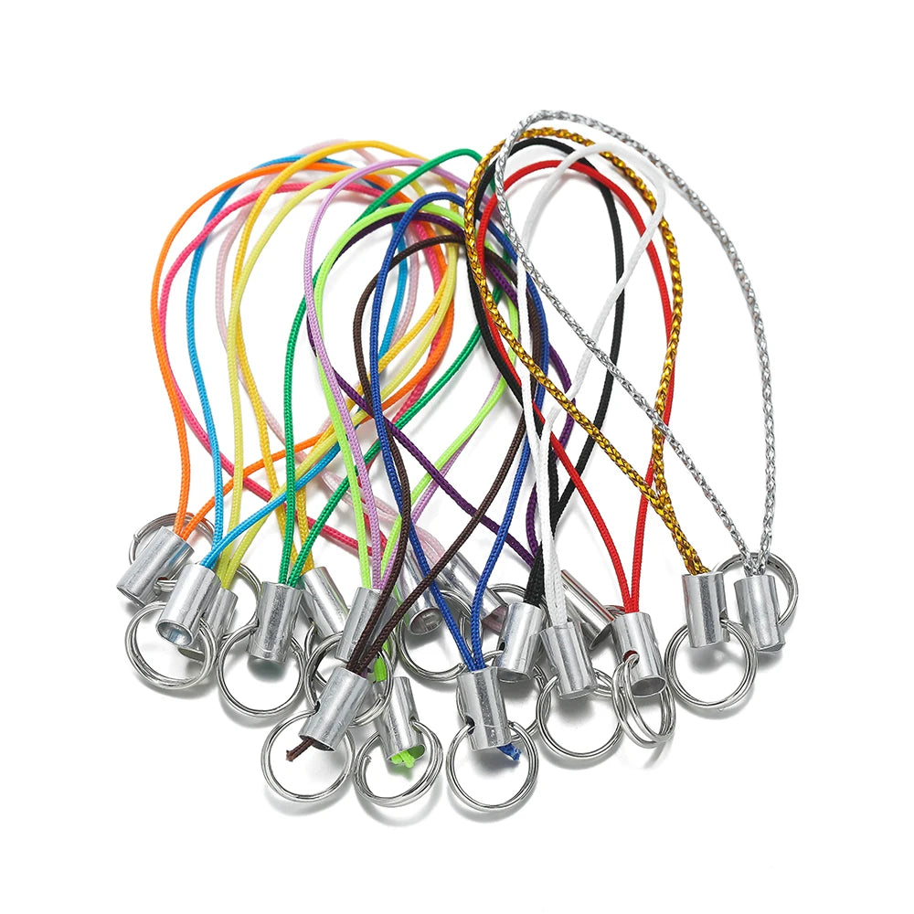 Polyester Lanyard Cords with Double Jump Rings – 20/50 Pack