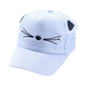 Cartoon Cat Embroidered Baseball Cap – Kids & Adult