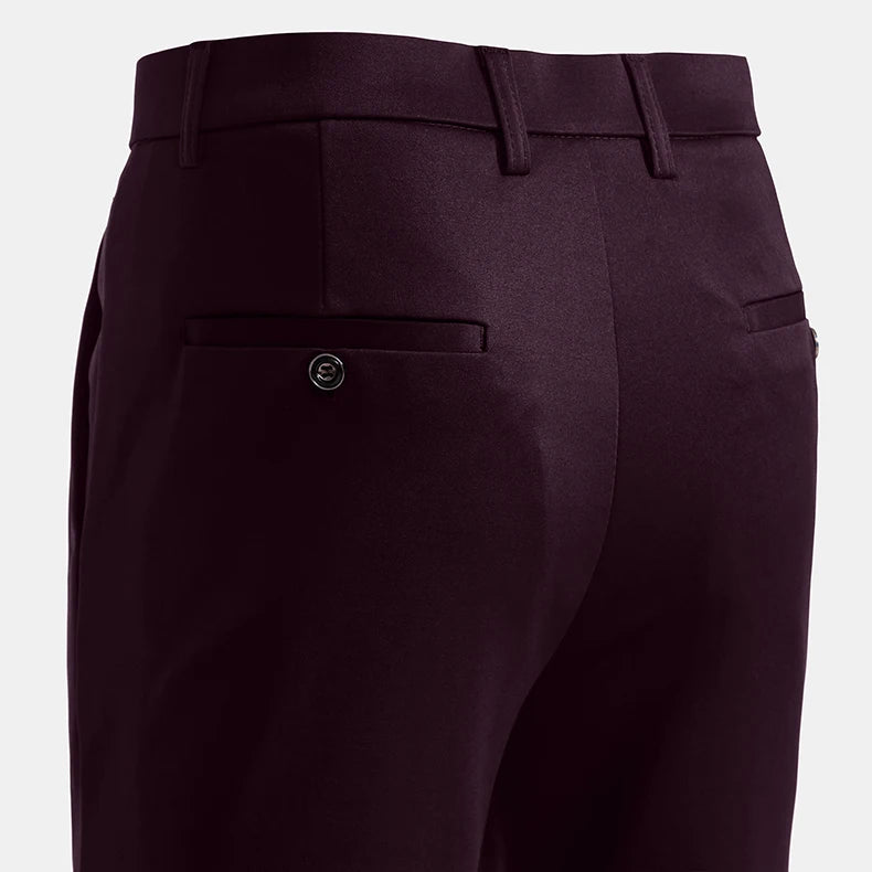 Men's Stretch Straight-Leg Dress Pants