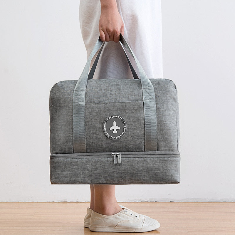 Waterproof Dry/Wet Separation Travel Duffel Bag