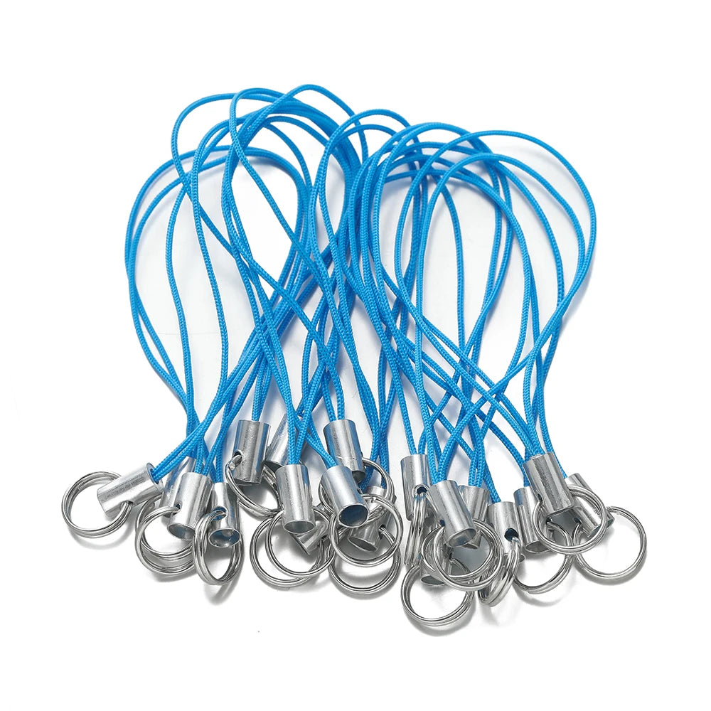 Polyester Lanyard Cords with Double Jump Rings – 20/50 Pack