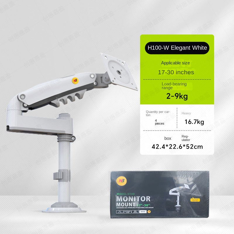 Adjustable Monitor Arm Desk Mount – 17–30 Inch