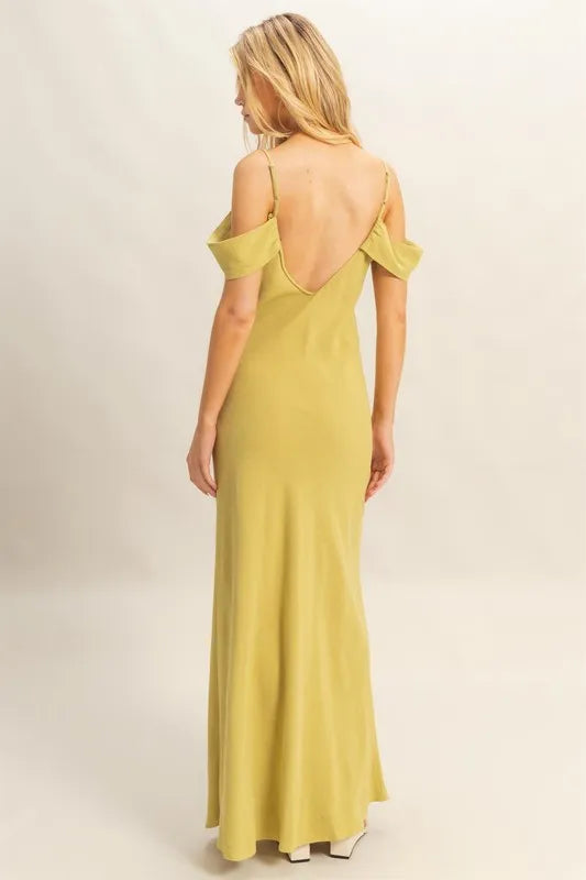 HYFVE Flattering Fit Cami Maxi Dress in soft fabric, featuring a sleeveless design and a flowing silhouette for a stylish look.