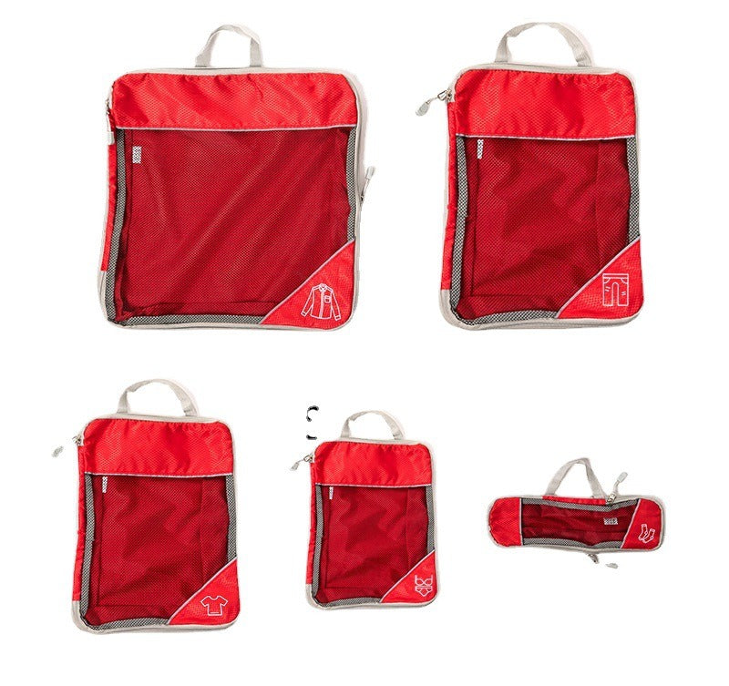 Compressible Travel Packing Organizer Set with Shoe Bag