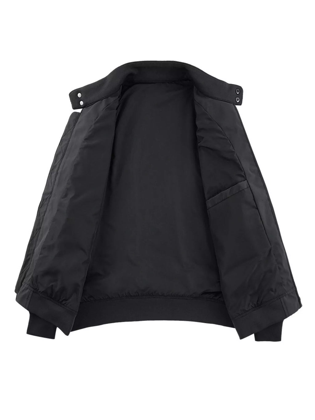 Men's plus size lightweight zip-up jacket with pockets, view 5