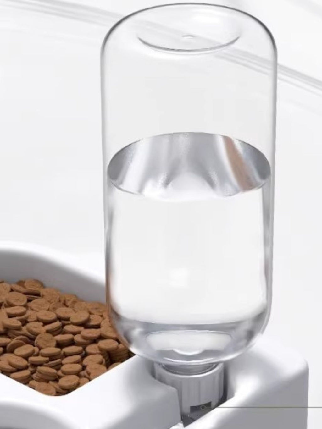 Automatic water refilling pet bowl by Trendsi, featuring a sleek design with a water reservoir and easy-access spout for pets.