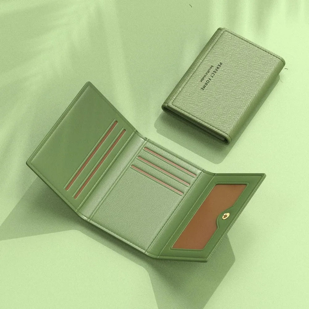 Large-Capacity Leather Multi-Card Wallet