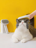 Portable pet hair remover brush by Trendsi with a handle and bristles for effective pet hair removal from furniture and clothing.