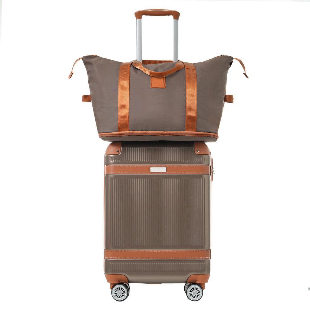 3-Piece Hardshell Spinner Luggage Set with TSA Lock – Copper