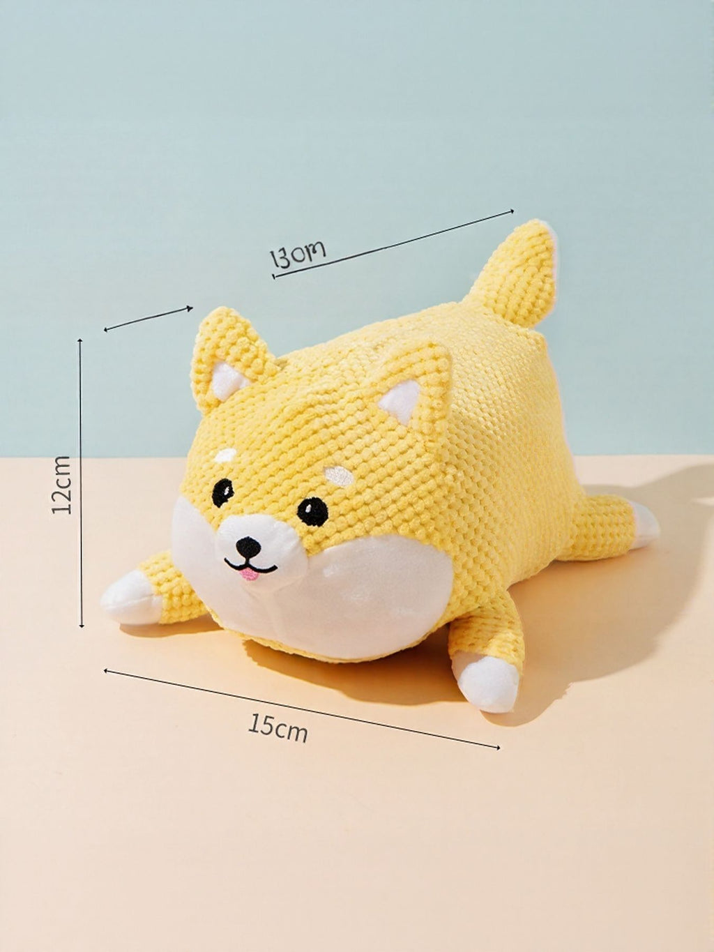 Colorful squeaky plush toy for pets from Trendsi, soft and lightweight with a cute design, perfect for playful dogs and cats.