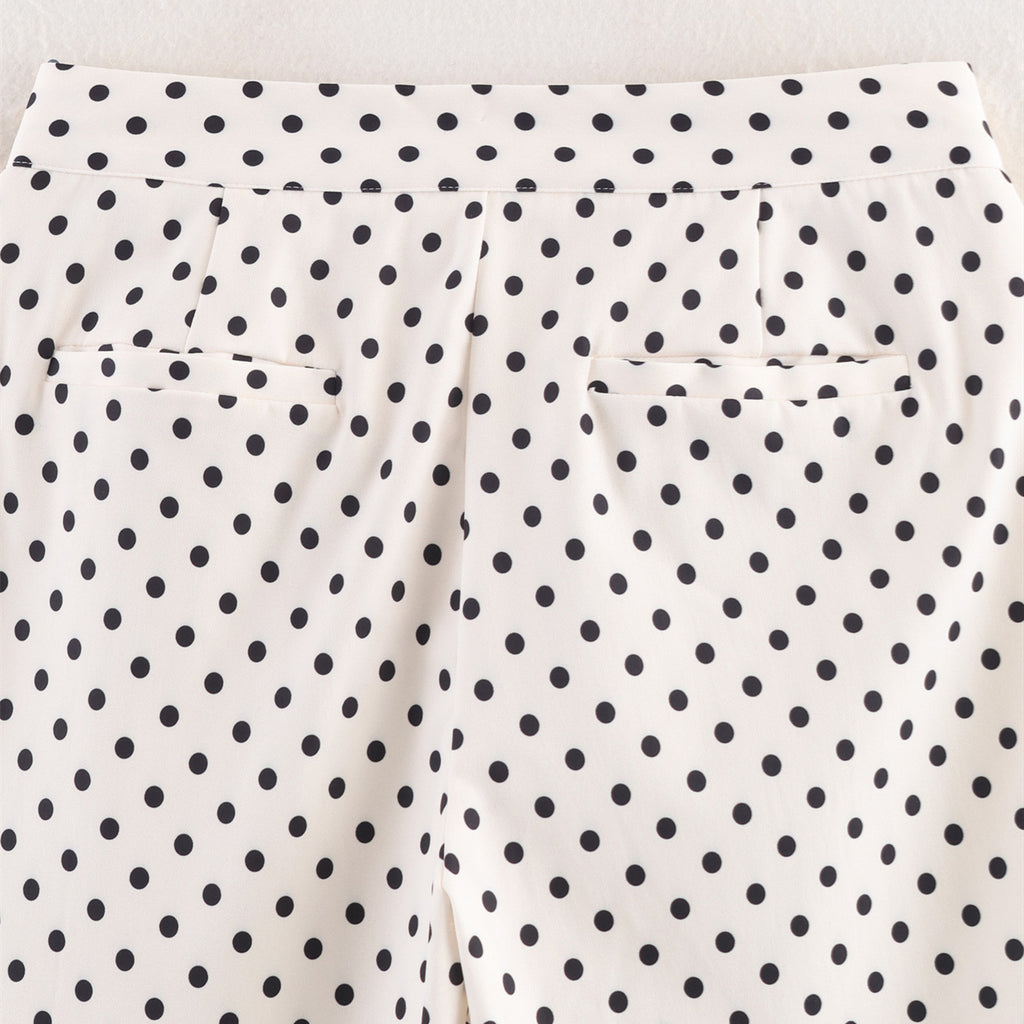 Women's Polka-Dot Casual Pants