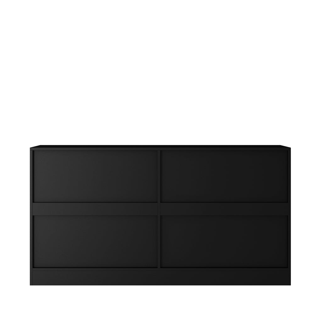 Black Kitchen Sideboard Buffet & Coffee Bar Cabinet