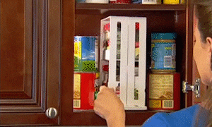 Pull-Out Rotating Kitchen Spice Organizer Rack