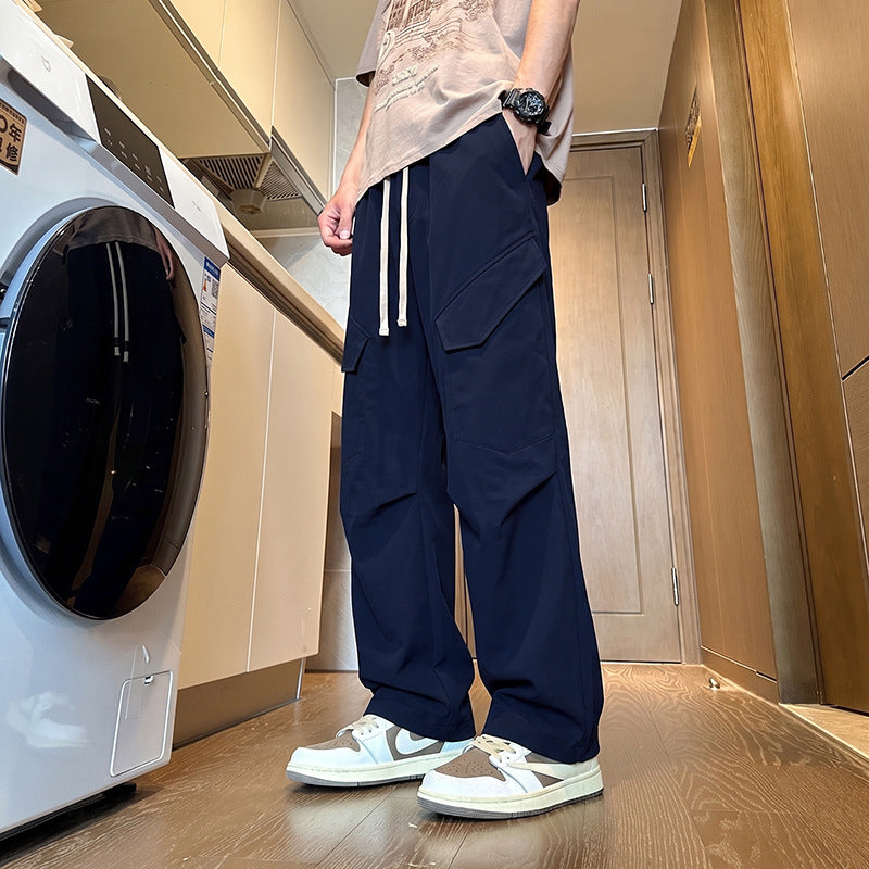 Men's Casual Drawstring Sport Pants
