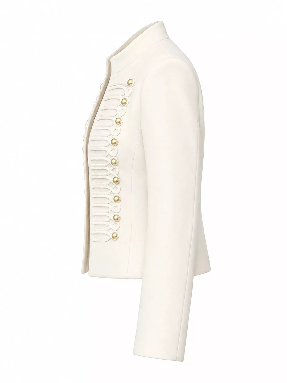 Cropped jacket with decorative buttons, view 12