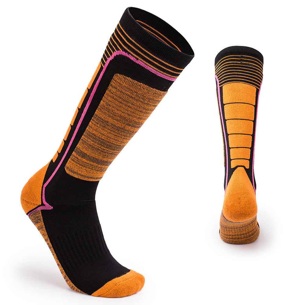 New Parent-Child Long Tube Warm Ski Socks Outdoor Hiking Socks Children's Thickened Hiking Socks