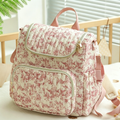 Insulated Floral Baby Diaper Backpack