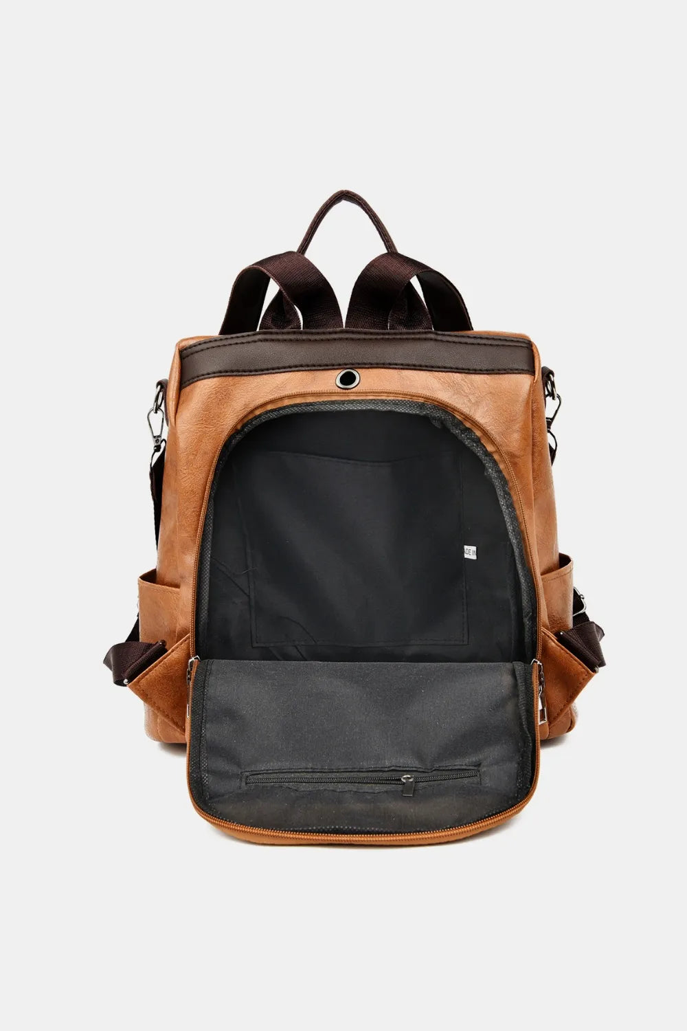 PU Leather Travel Backpack
