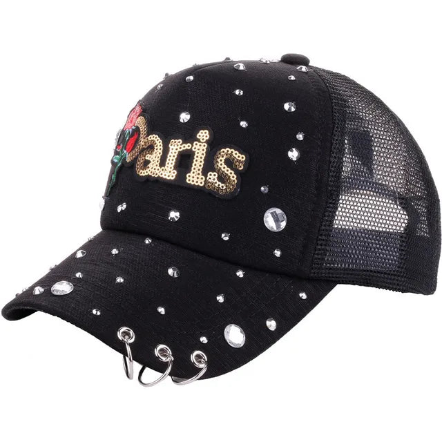 Rose-Style Casual Snapback Baseball Cap