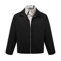Color-Block Floral Zip Jacket – Apricot or Black