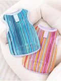 Crochet-knit breathable pet top by Trendsi, featuring a lightweight, stylish design for small dogs or cats.