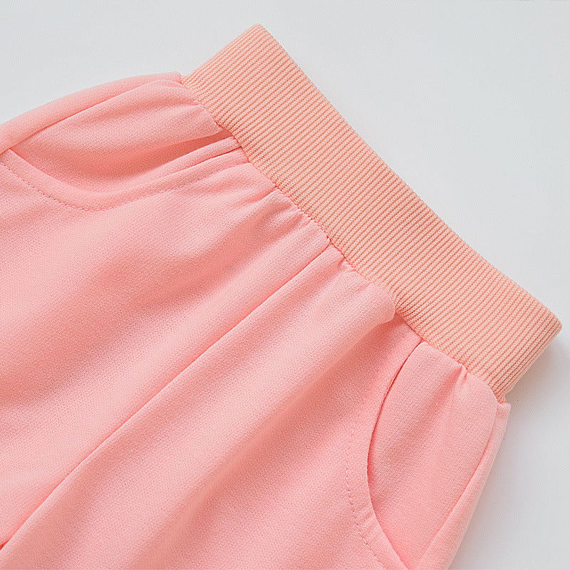 Girls' Cotton Capri Sport Pants