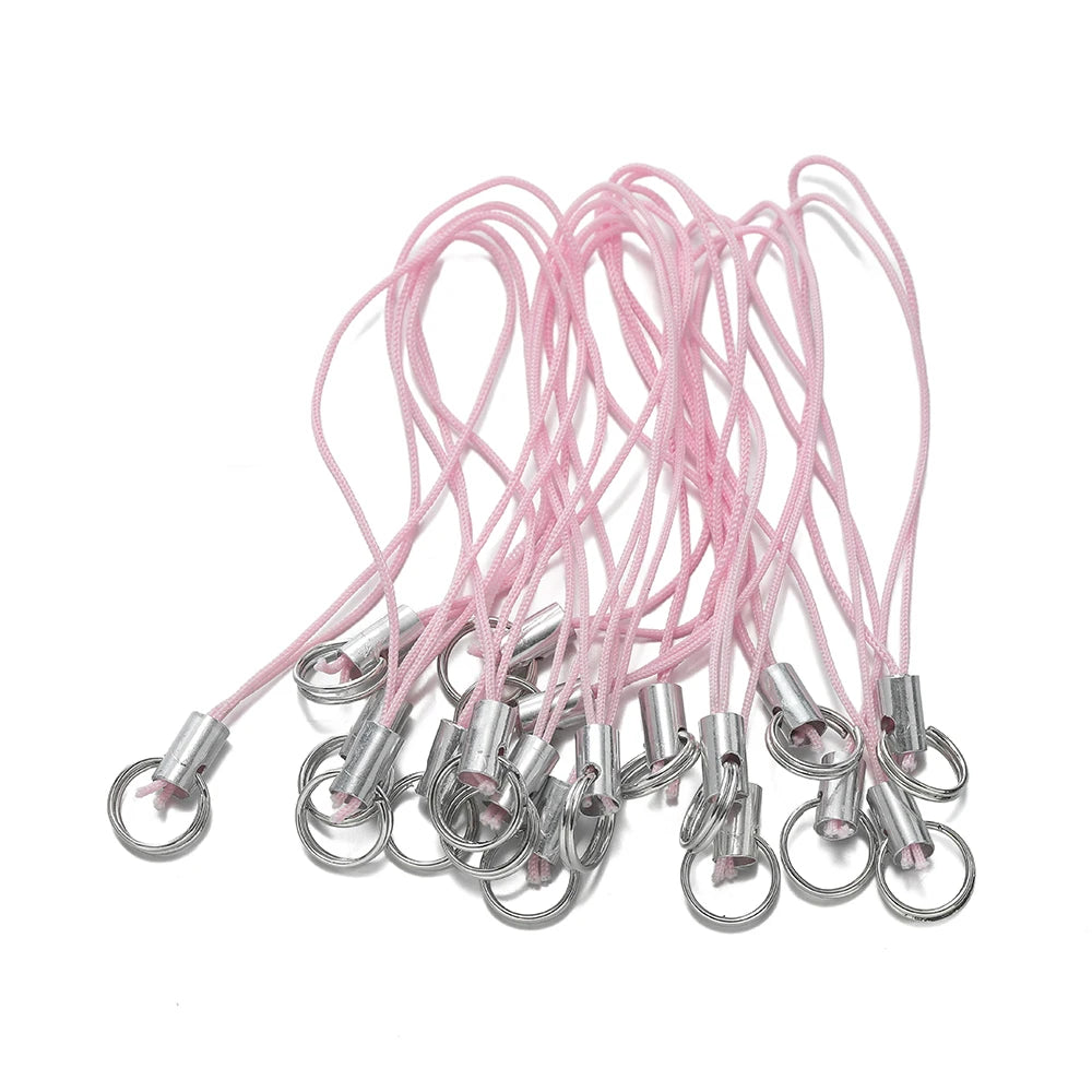 Polyester Lanyard Cords with Double Jump Rings – 20/50 Pack