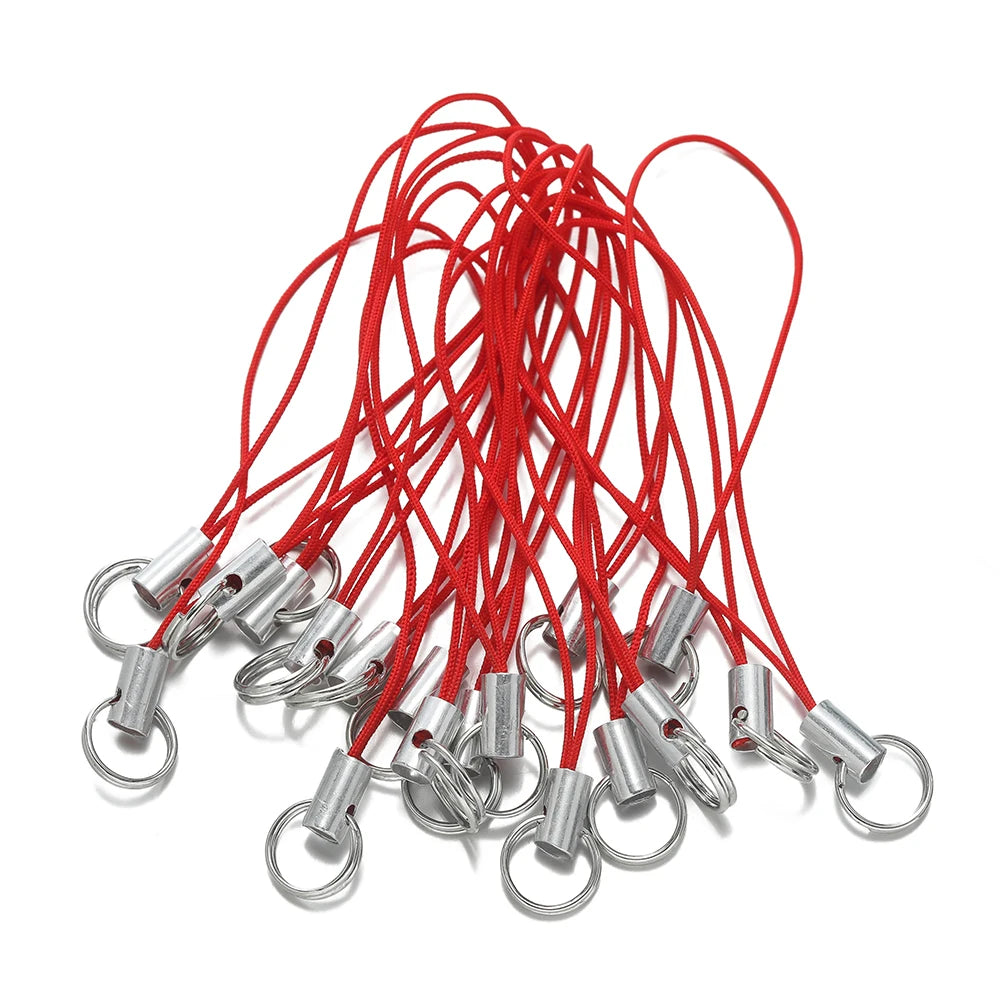 Polyester Lanyard Cords with Double Jump Rings – 20/50 Pack