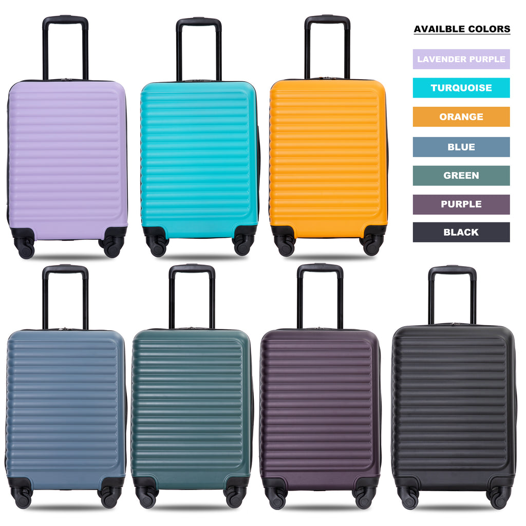 20-Inch Lightweight Hardside Carry-On Spinner – Black