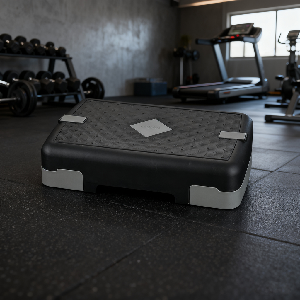 Multi-Function Fitness Step Pedal with Resistance Bands