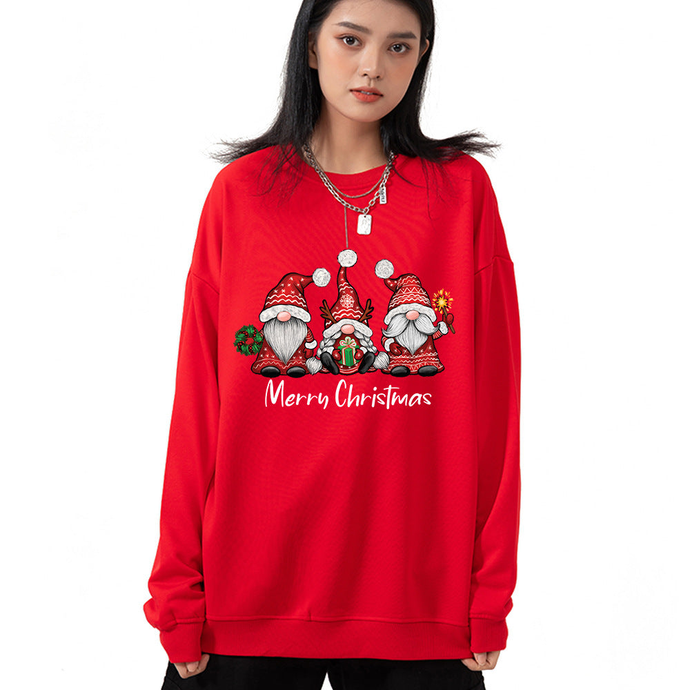 Women's Christmas Print Pullover Sweatshirt
