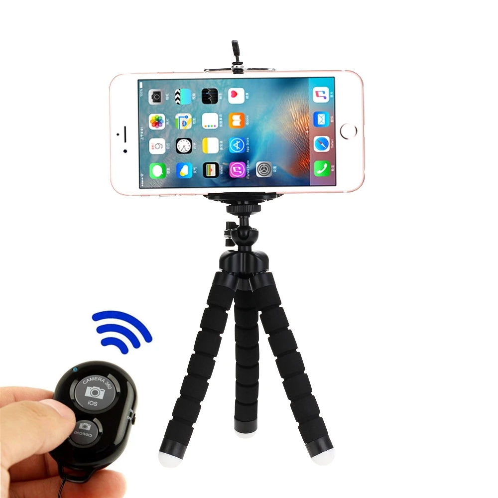 Flexible Mini Phone Tripod with Remote Options