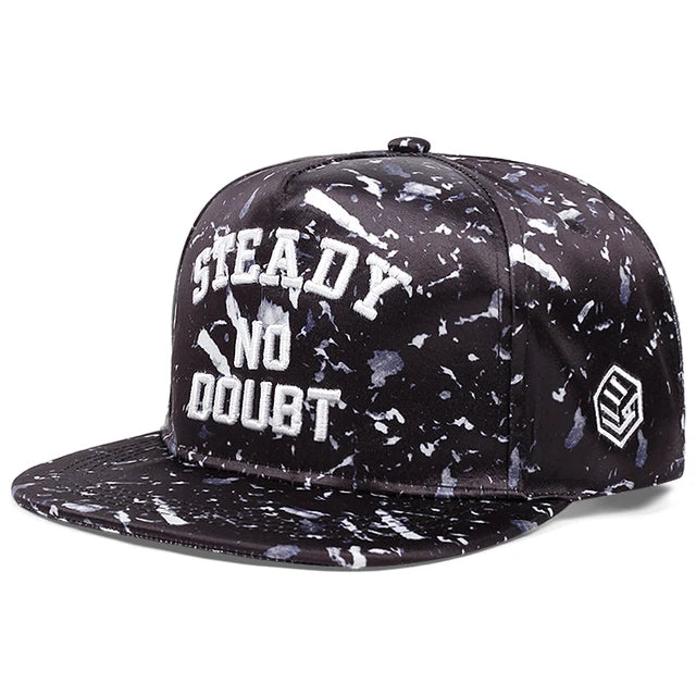 Embroidered Hip-Hop Snapback Trucker Cap