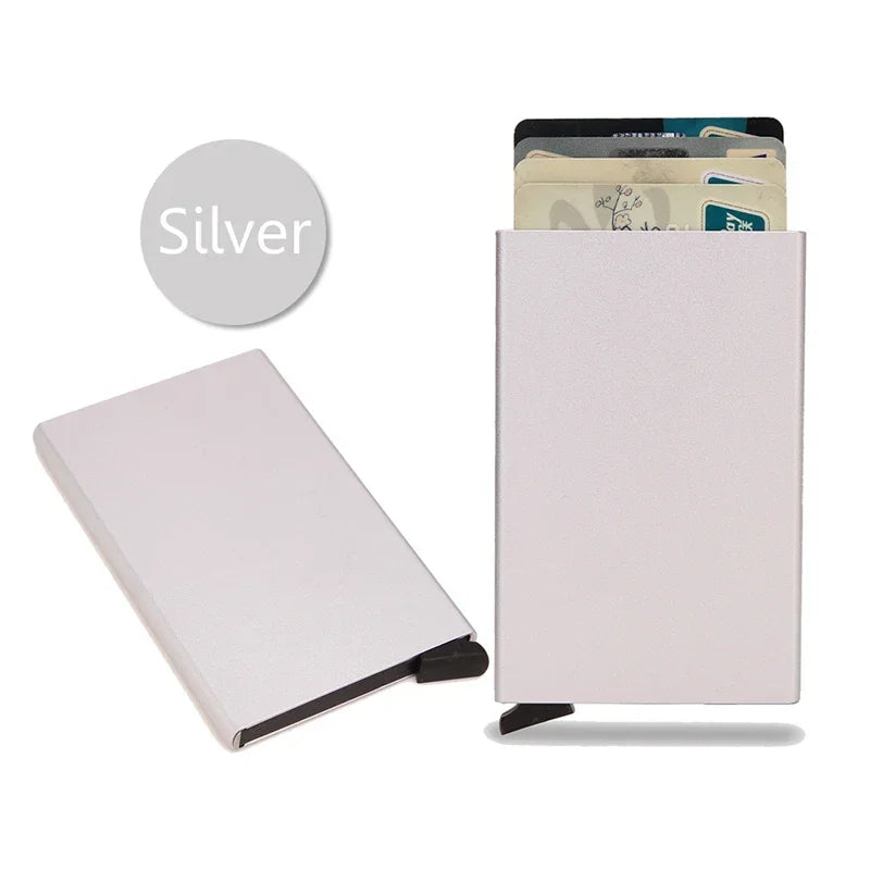 RFID Pop-Up Metal Card Holder Wallet
