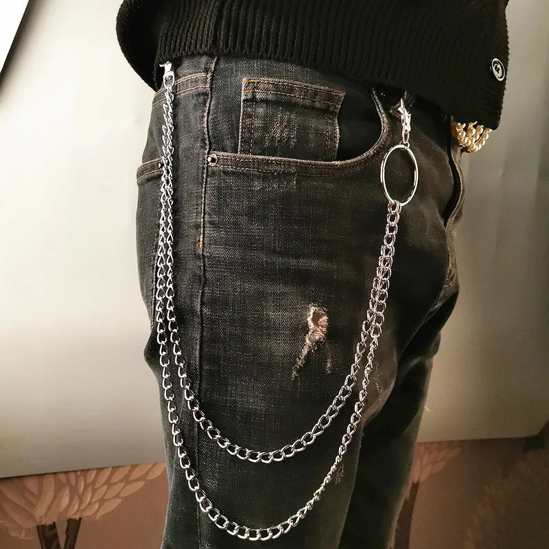 Punk Hip-Hop Metal Wallet & Belt Chain