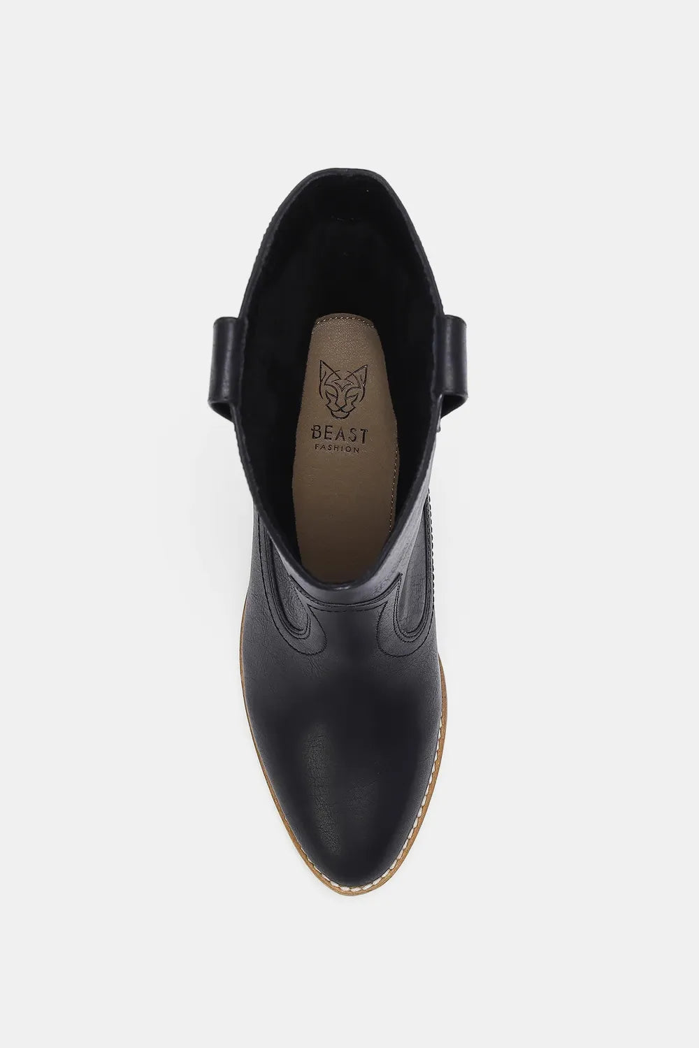 Beast Fashion butterfly cut detail pointed toe boots by Trendsi, featuring butterfly accents and sleek design.