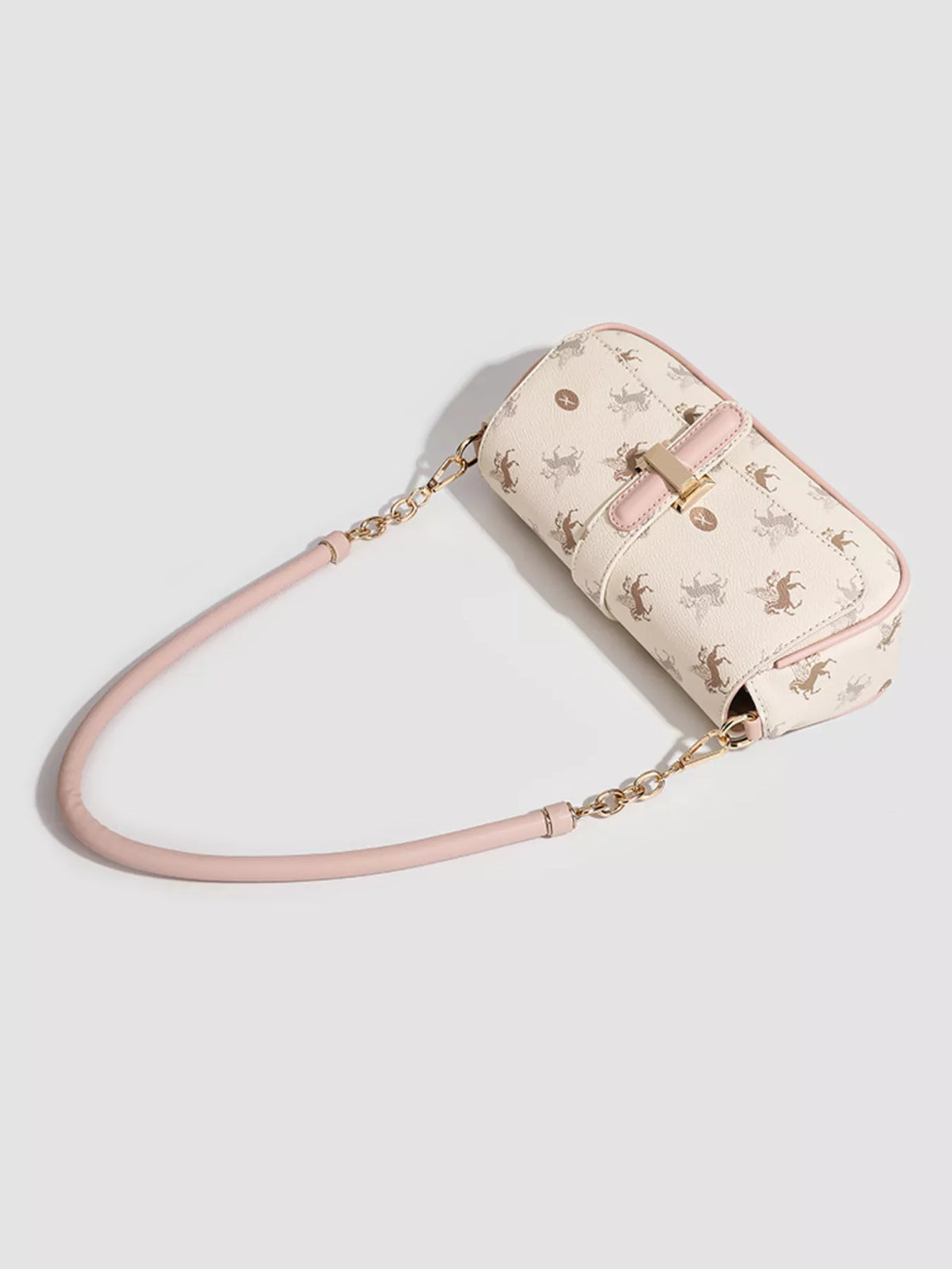 Pegasus print shoulder bag by Trendsi featuring a vibrant horse design and adjustable strap, perfect for everyday use.