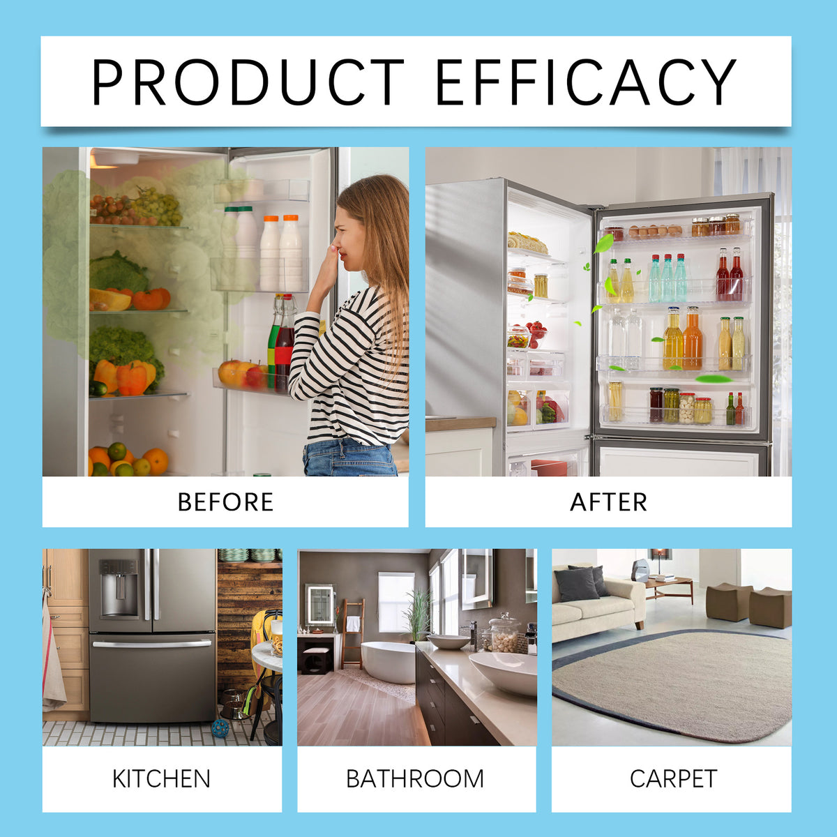 Refrigerator & Freezer Deodorizing Cleaner Spray