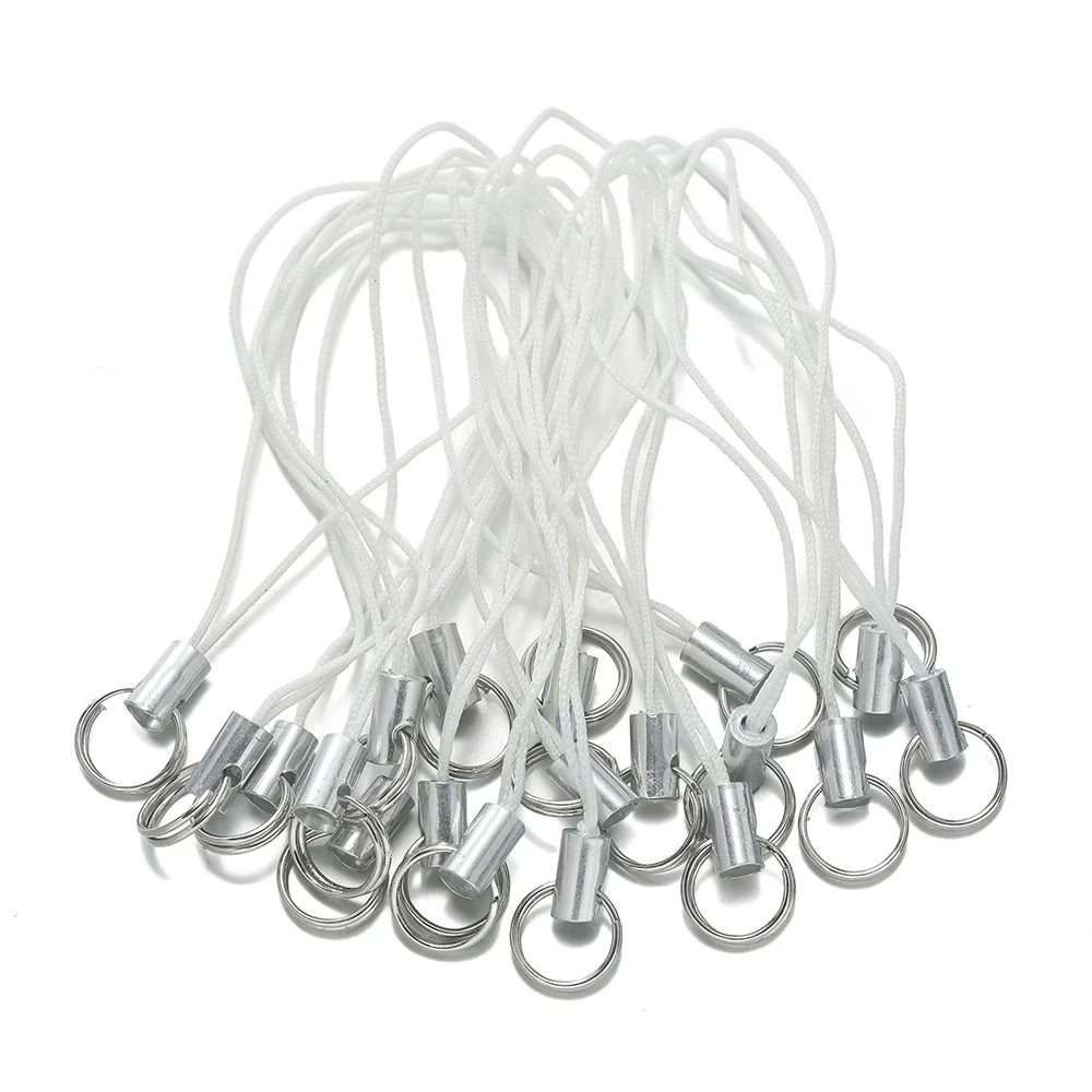 Polyester Lanyard Cords with Double Jump Rings – 20/50 Pack