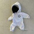 Baby Hooded Cotton Zip Jumpsuit