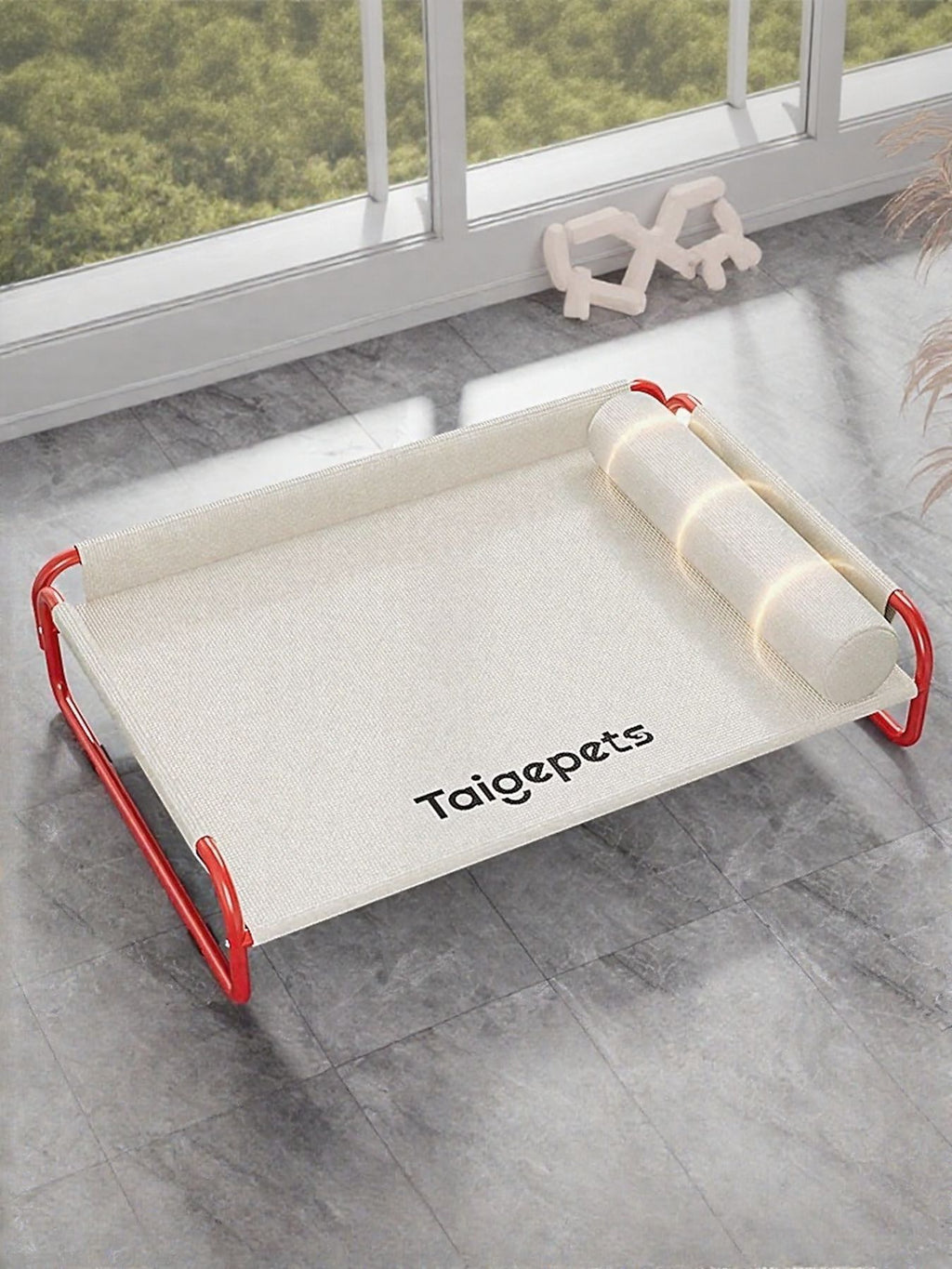 Foldable pet bed by Trendsi, featuring soft fabric and portable design, ideal for small to medium-sized pets.