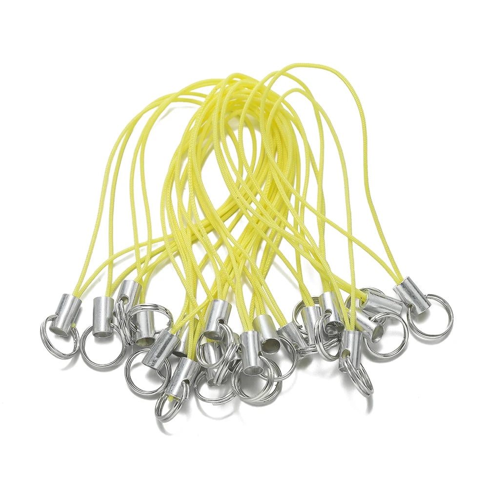 Polyester Lanyard Cords with Double Jump Rings – 20/50 Pack