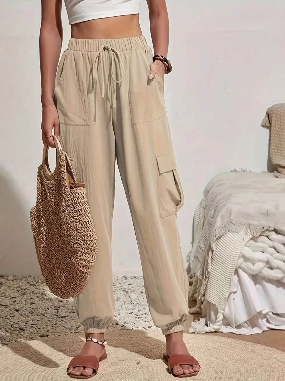 New casual versatile workwear casual pants