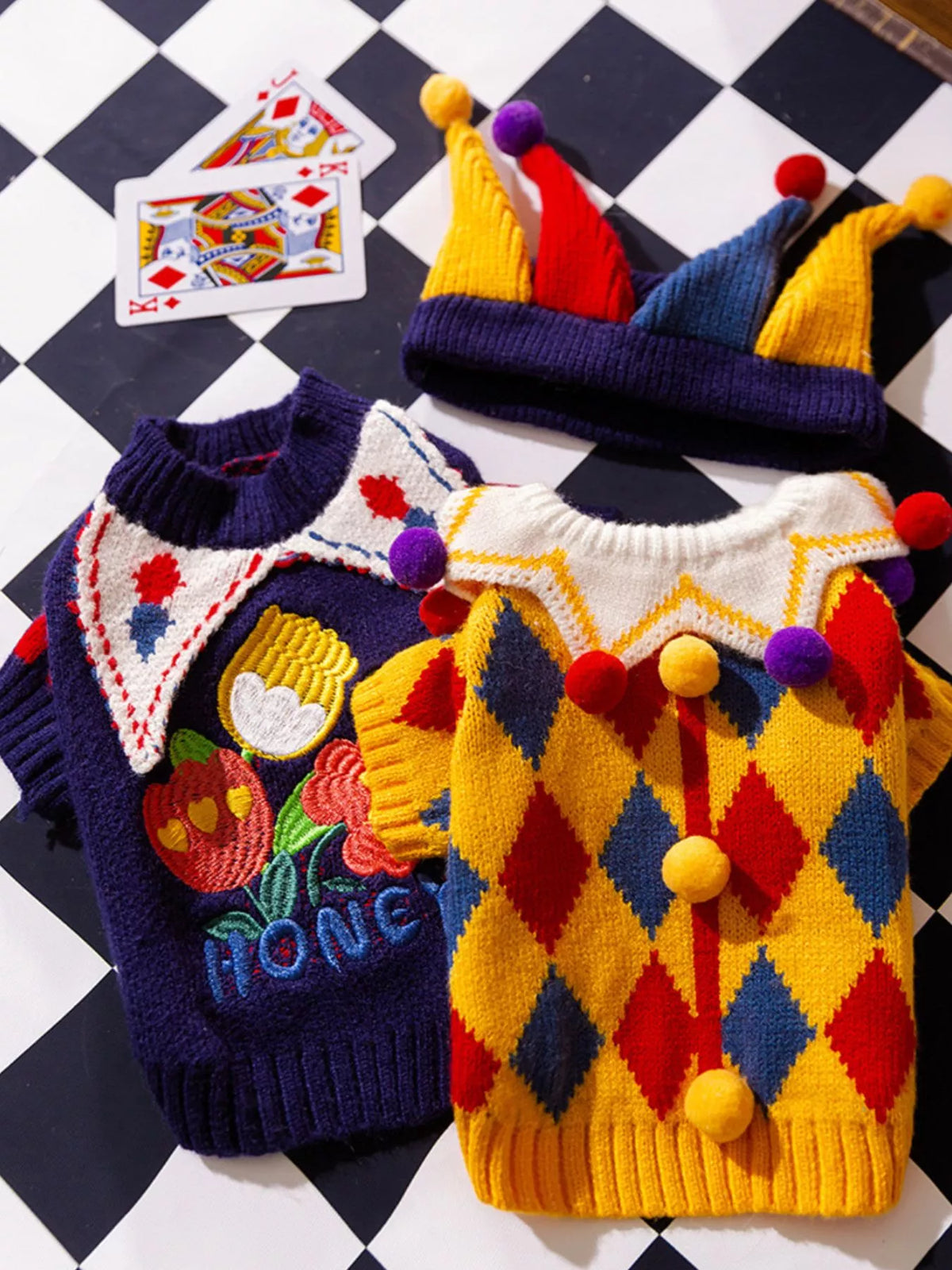 Ribbed knit pet sweater by Trendsi featuring cozy ribbed fabric, perfect for keeping small dogs warm and stylish.